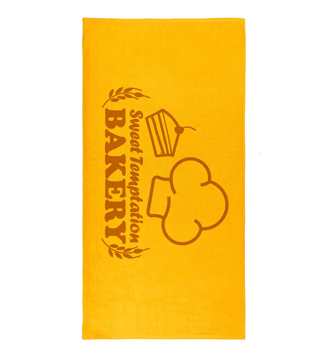 Solid color beach towel Gold 3060