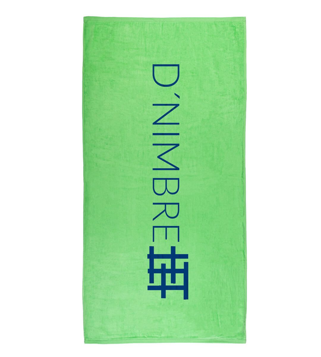 Solid color beach towel Lime 3060