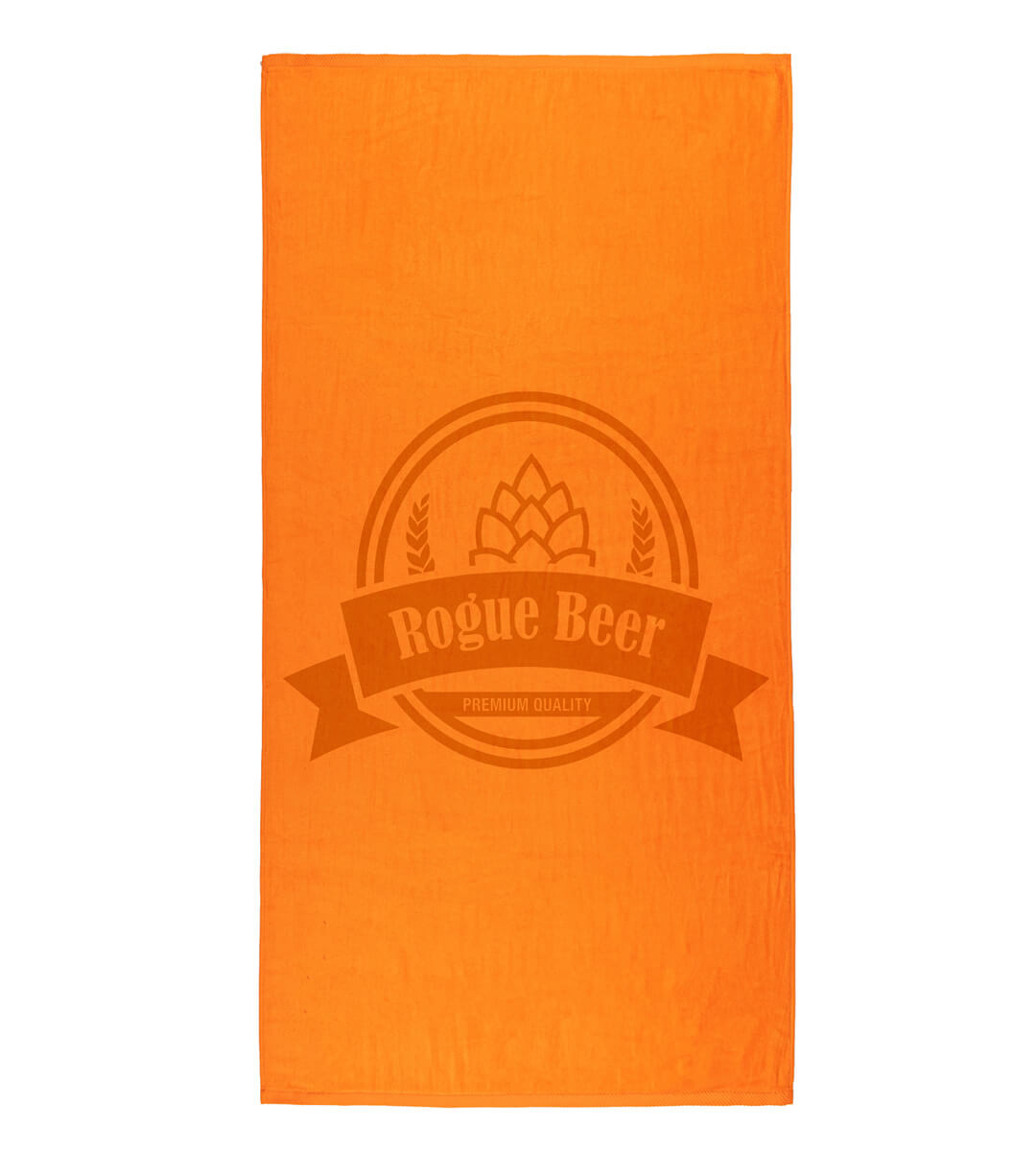 Solid color beach towel Orange 3060
