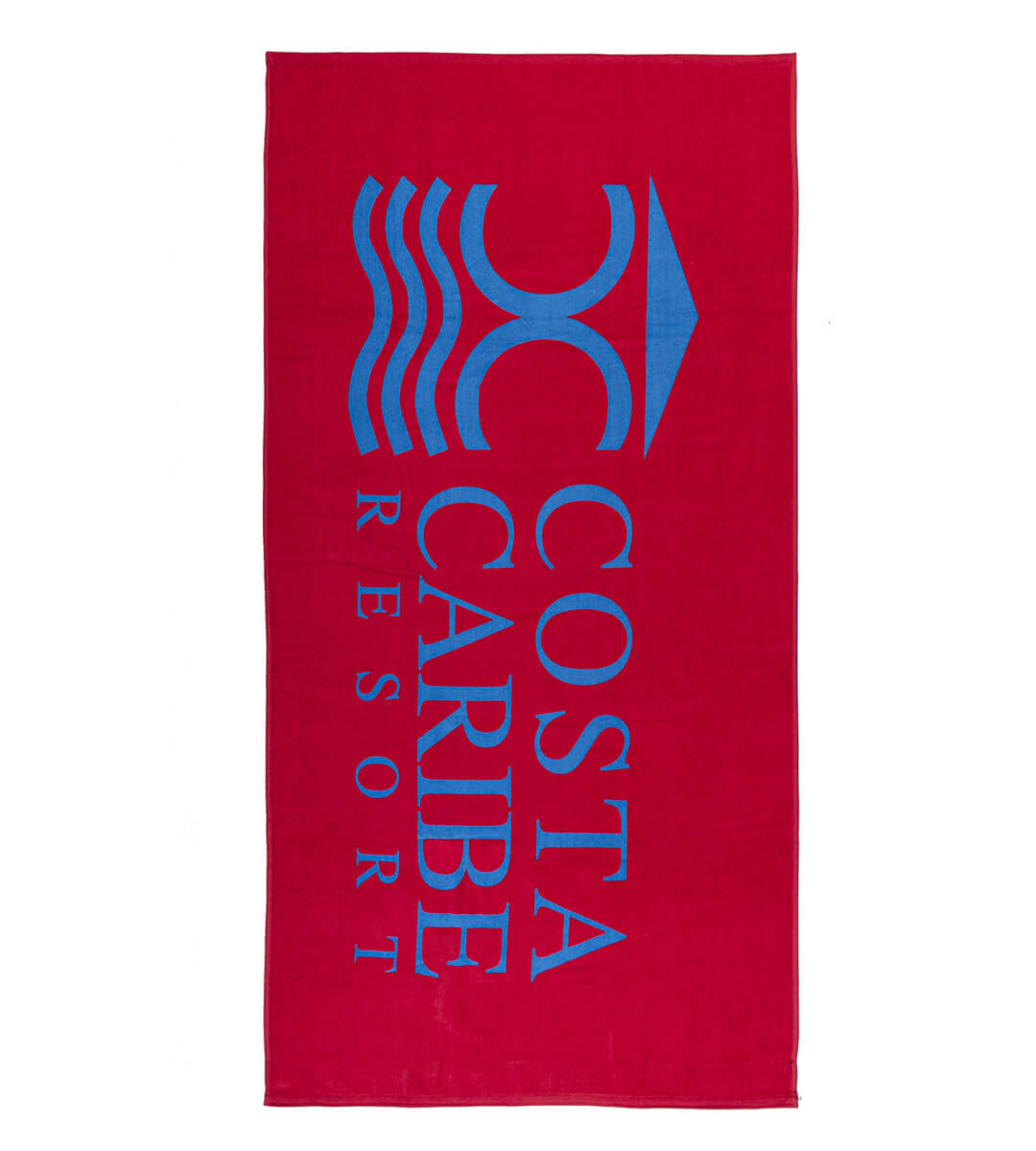 Solid color beach towel Red 3060